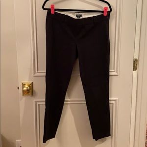 J. Crew Cropped Stretch City Fit Pants Black sz 8